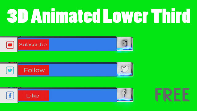 Download free 3d animated lower third templates mtc tutorials