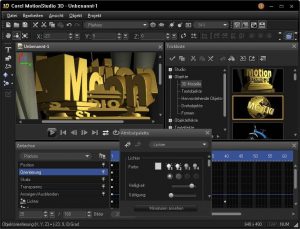 Corel motion studio