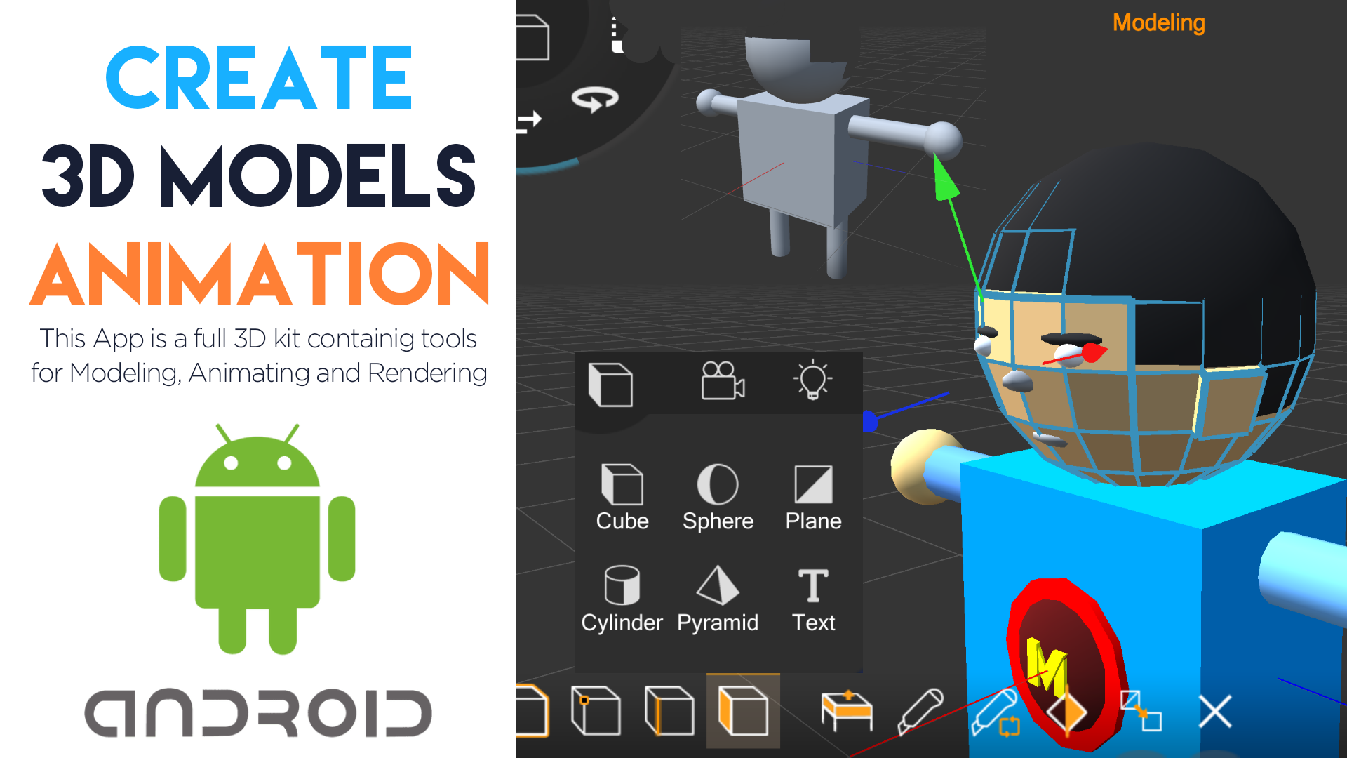 Create A Professional 3D Animations Using Your Mobile Phone