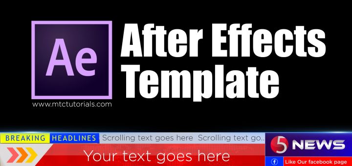 Free adobe after effects lower third for news channels template free download mtc tutorials