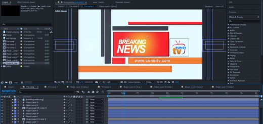 Breaking news adobe after effects template