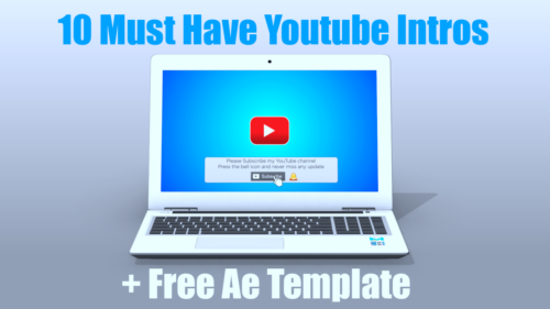 Youtube Channel Free After Effects Intro Template - MTC TUTORIALS