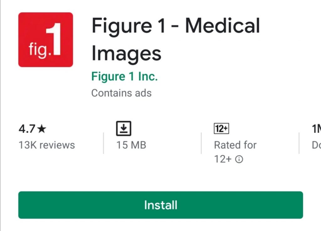 Figure 1 – Medical Images free app