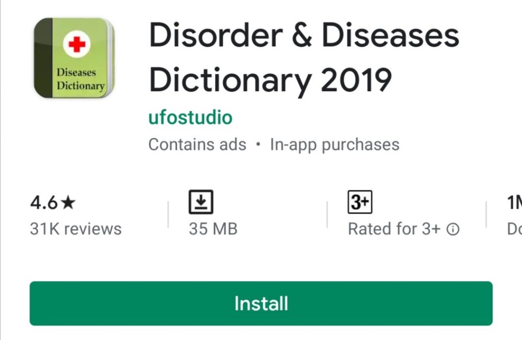 Discover & Diseases Dictionary 2019