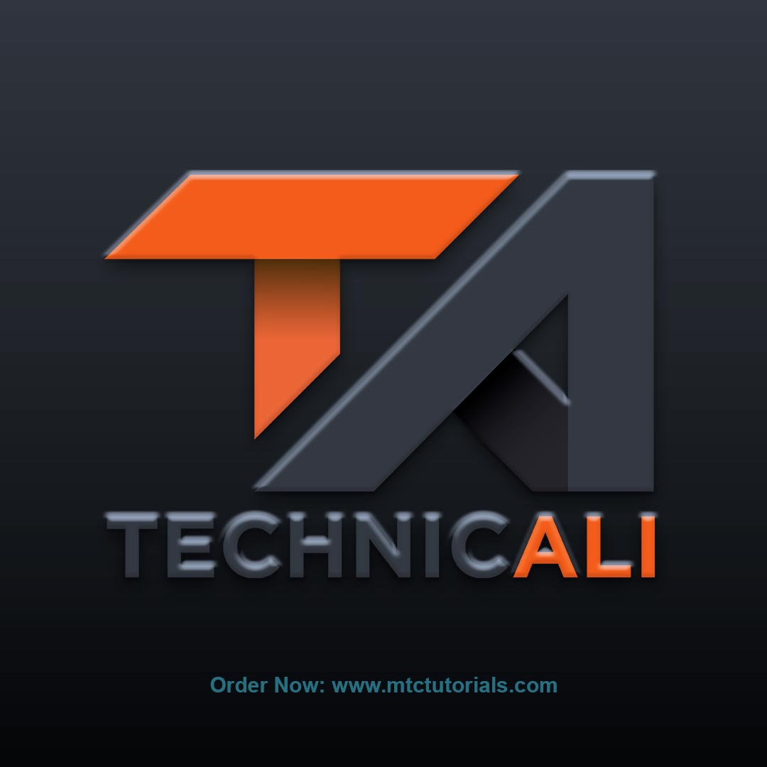 TV logo design by mtc tutorials