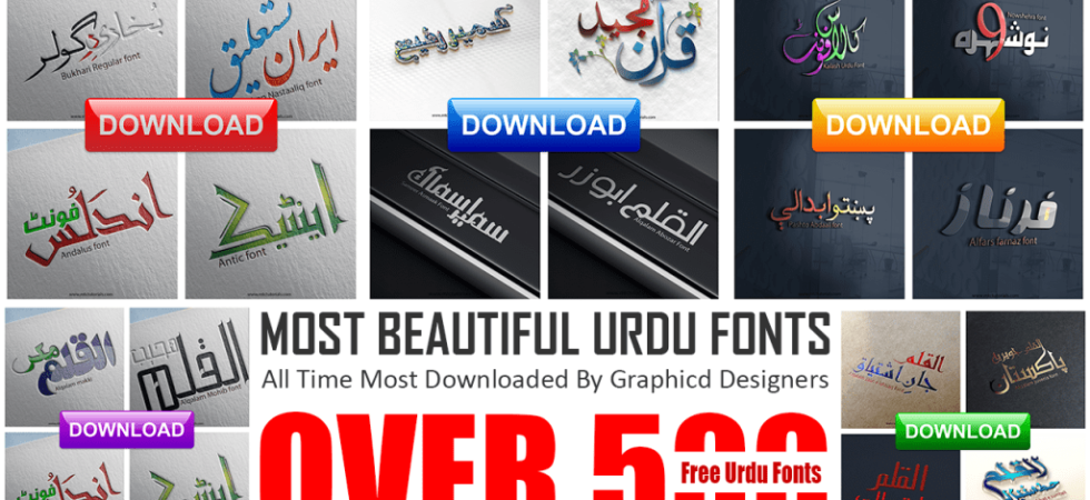 Urdu fonts 2021