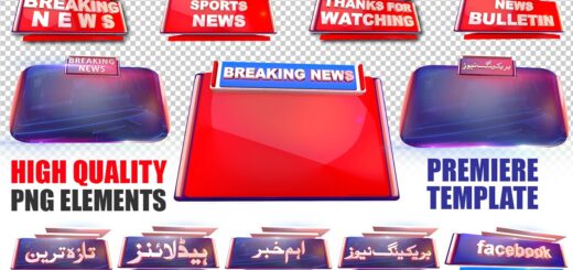 Download high quality Breaking news Elements in png