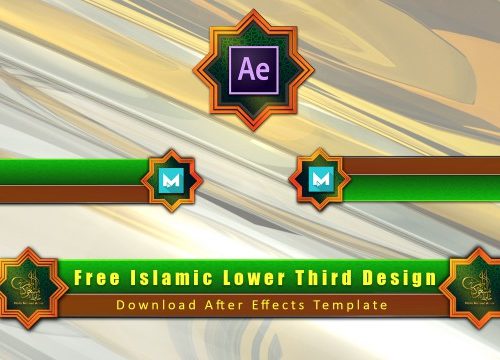 Download free islamic lower third design after effects template