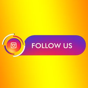 Instagram follow us strip and button
