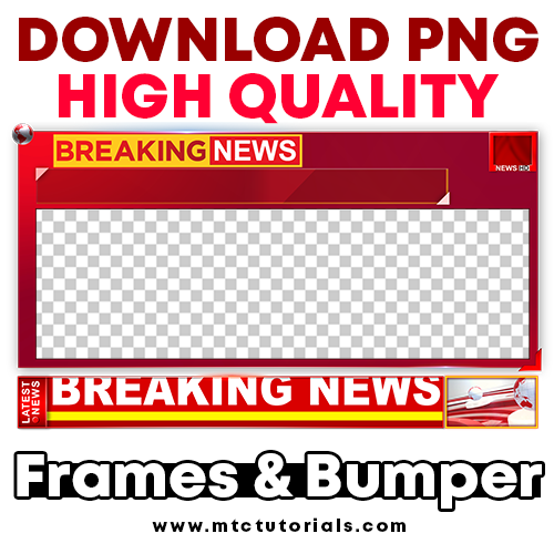 Breaking News Banner lowerthird Design png by MTC