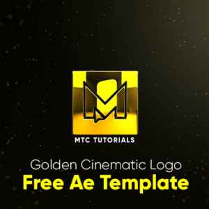 Golden Cinematic Logo Intro Adobe After Effects Template