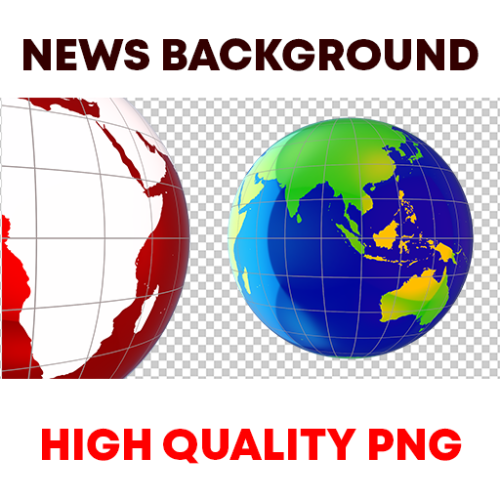 Globe High Quality Png for news channels (2)