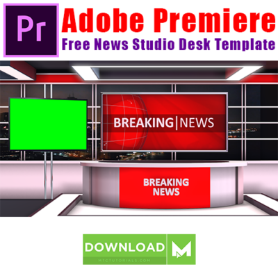 News studio 2021 Adobe premiere template