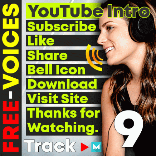 Track 9 Short YouTube Channel Subscribe Intro Hindi Urdu Women Voice