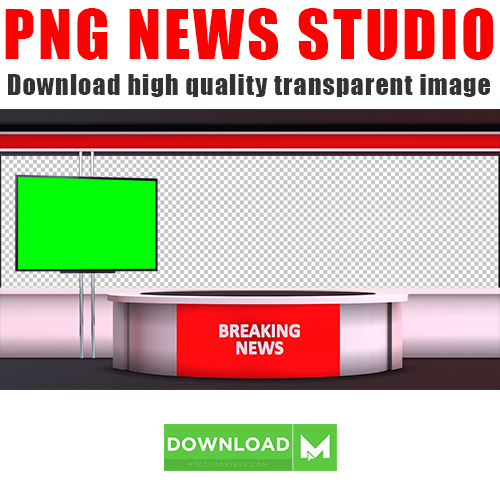high quality news studio backgrounds and desks png