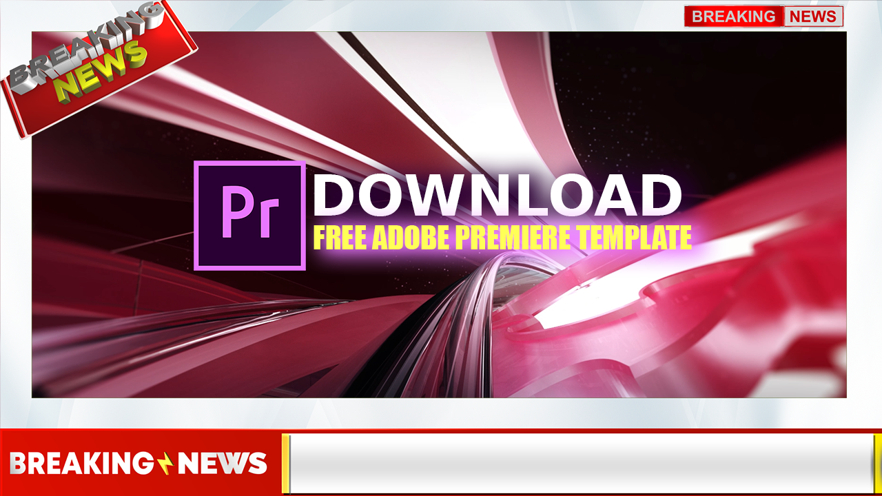 Download Adobe Premier Template for Youtube News