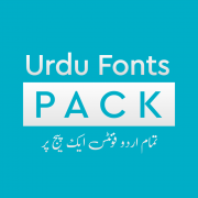 Urdu fonts Pack All Fonts on One Page