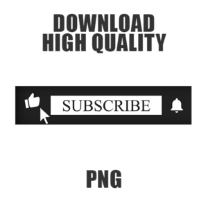 Subscribe button and bell icon black version mtc tutorials