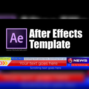 News Lower Third After Effects template 2022