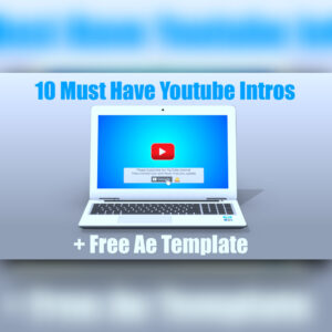 Youtube Laptop Subscribe Intro Ae Template