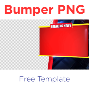Breaking News Bumper Only PNG Template