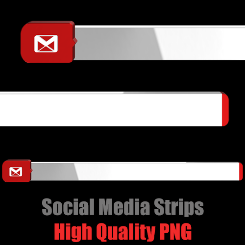 Email address lower third high quality png