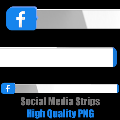 Facebook 3d strip high quality png image