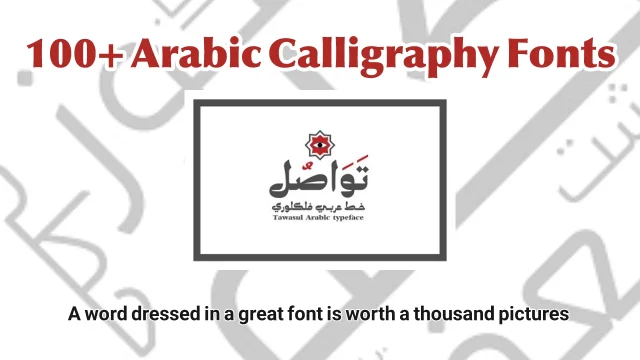 Arabic Calligraphy Fonts free