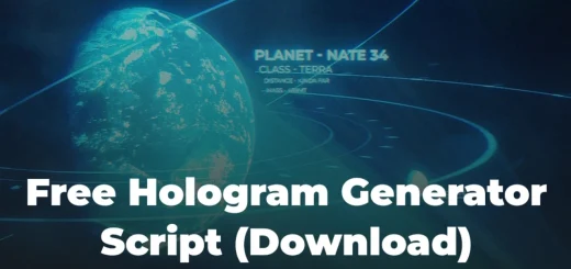 Free Hologram Generator Script