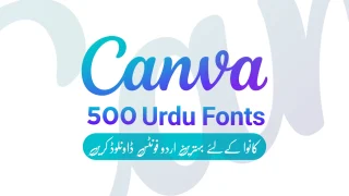 Urdu fonts for Canva