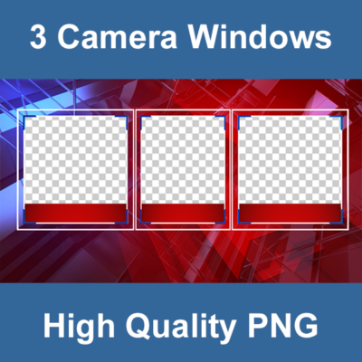 Three png frames for news channels