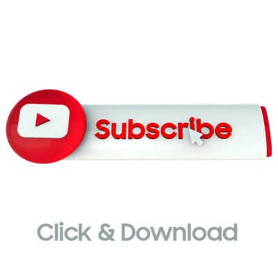3D Subscribe YouTube Button HD PNG mtc tutorials