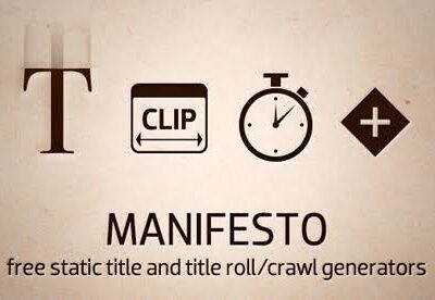 Manifesto is a free add-on that gives you some powerful options for displaying titles onscreen.