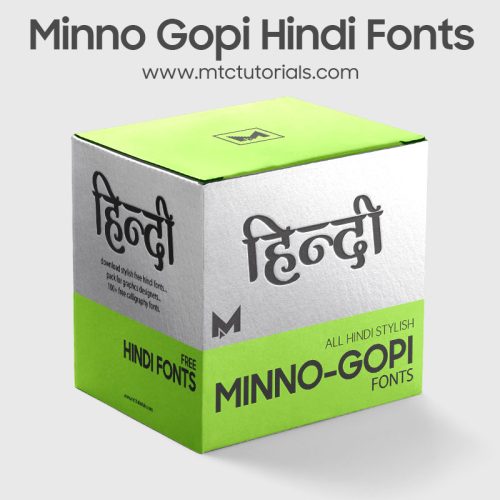 All Minno Gopi Hindi fonts pack free download