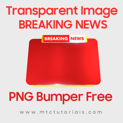 Free Breaking News Bumper Template in HD Quality PNG