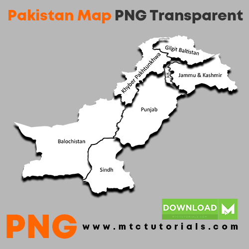 Map Of Pakistan In PNG