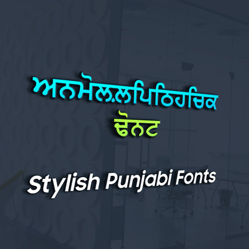 Punjabi font download For pixellab