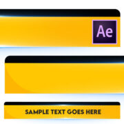 Download Lower Third After Effects Template