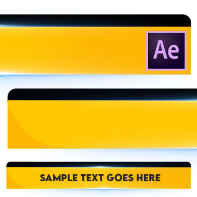 Download Lower Third After Effects Template Lower Thirds Templates