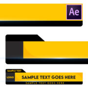 Free After Effects Template Stylish Lower Third
