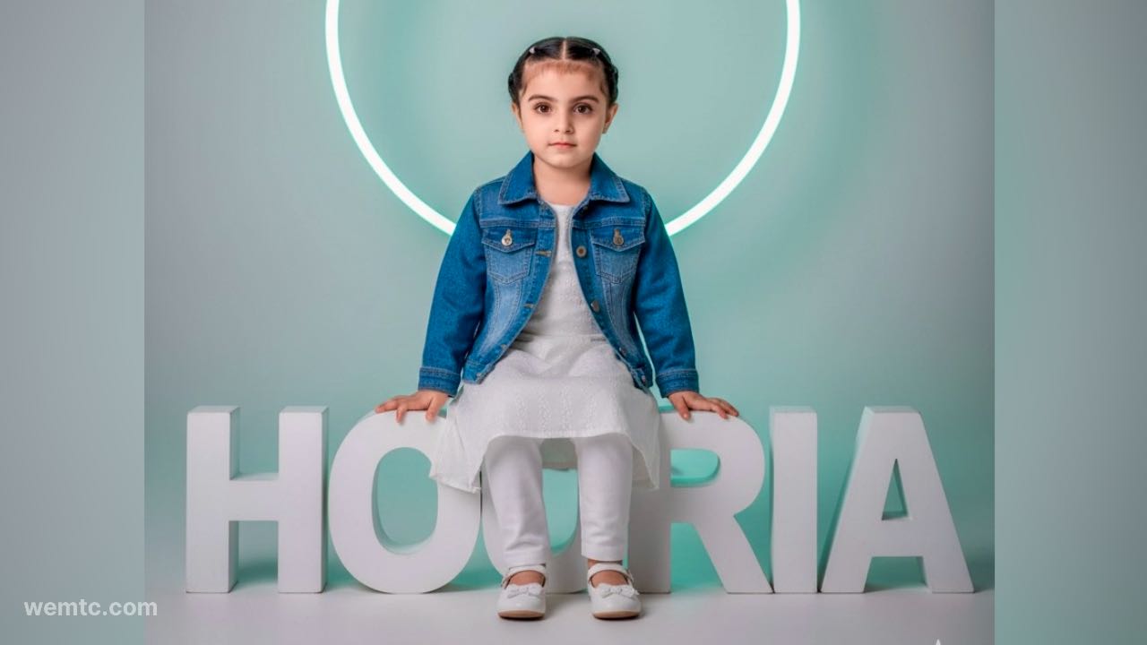 Creative Neon Portrait Design for Kids – Stylish Studio Look