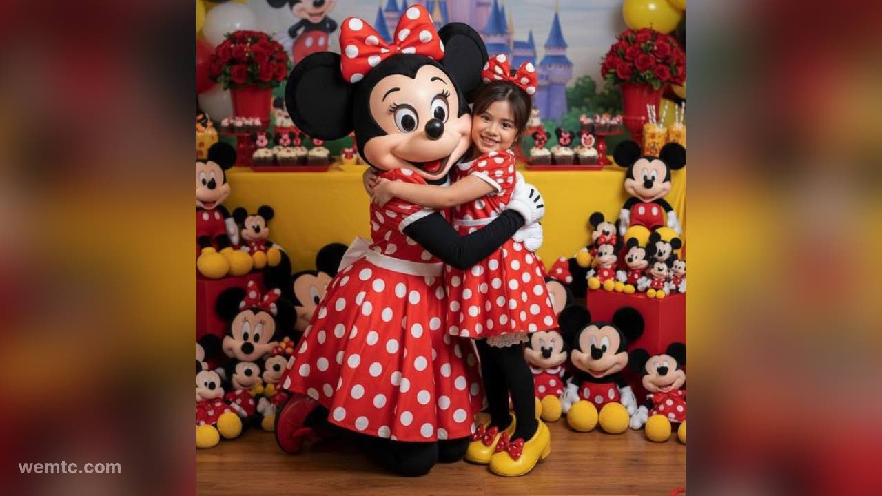 Magical Minnie Mouse Birthday Portrait – Joyful Kids Party Photography