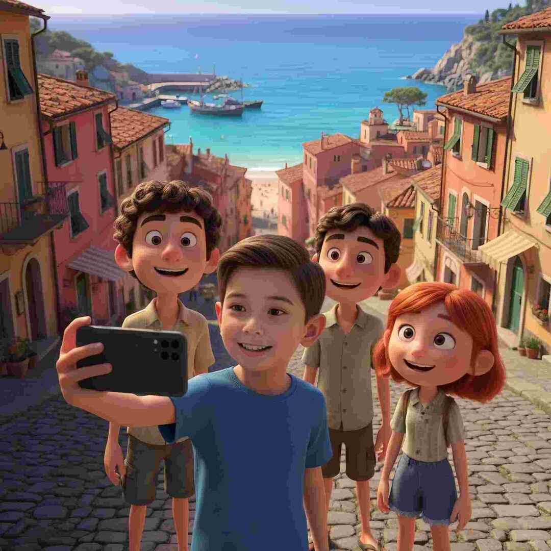 Coastal Selfie Adventure: A Nano Banana Prompt for Kids