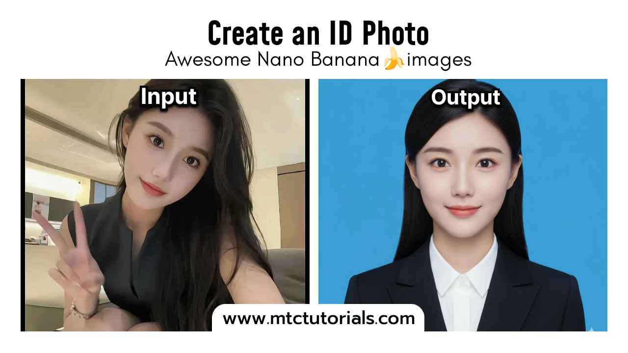Create an ID Photo using Ai