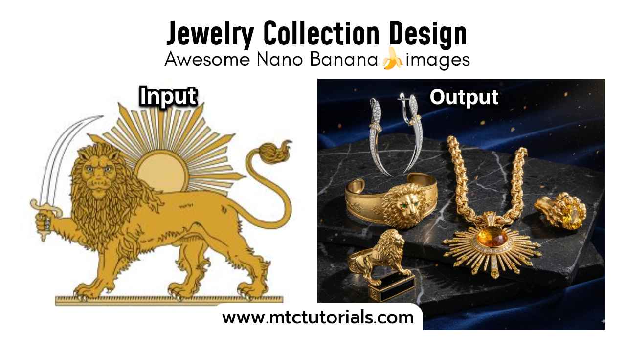 Jewelry Collection Design using Gemini