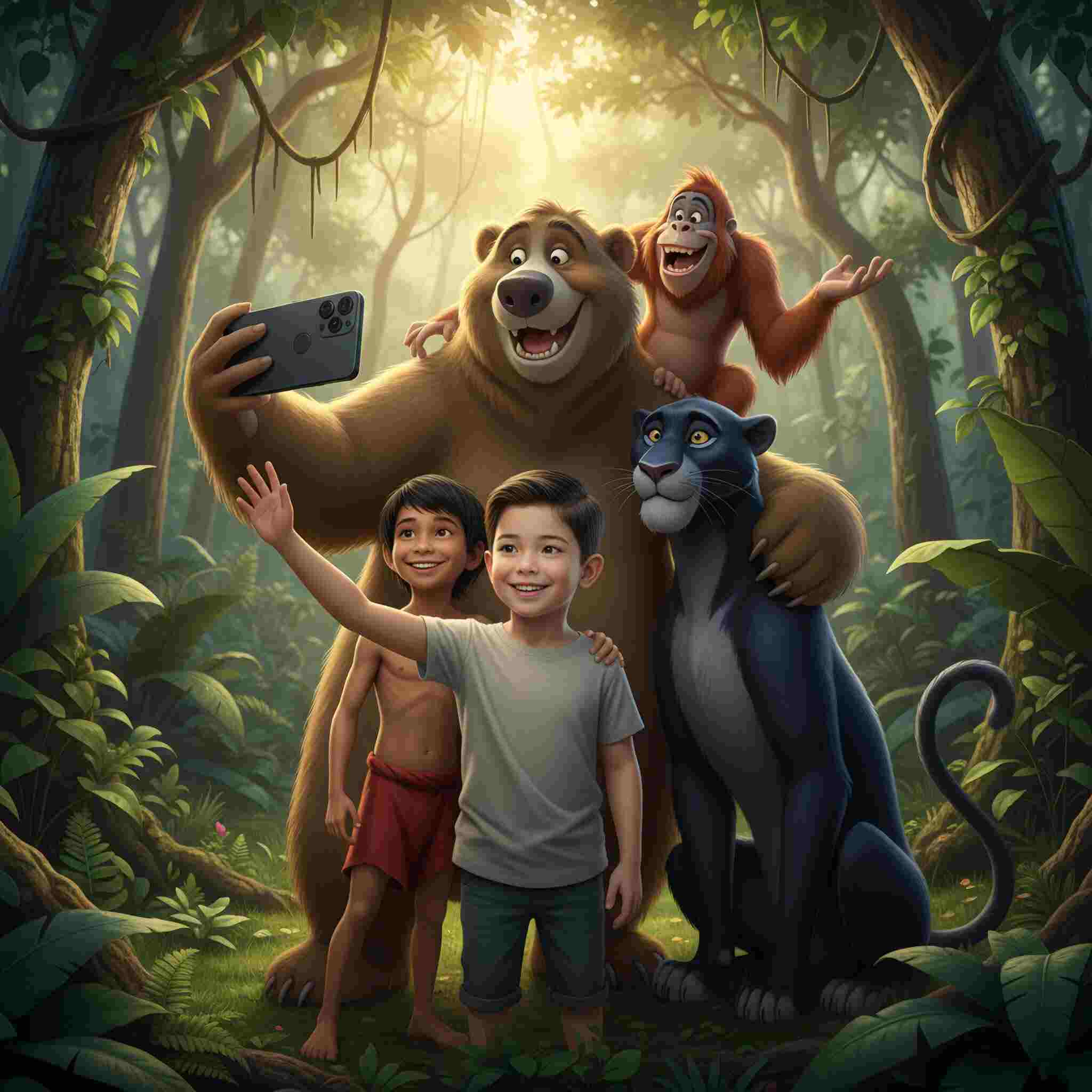 Jungle Selfie Adventure: A Nano Banana Prompt for Kids