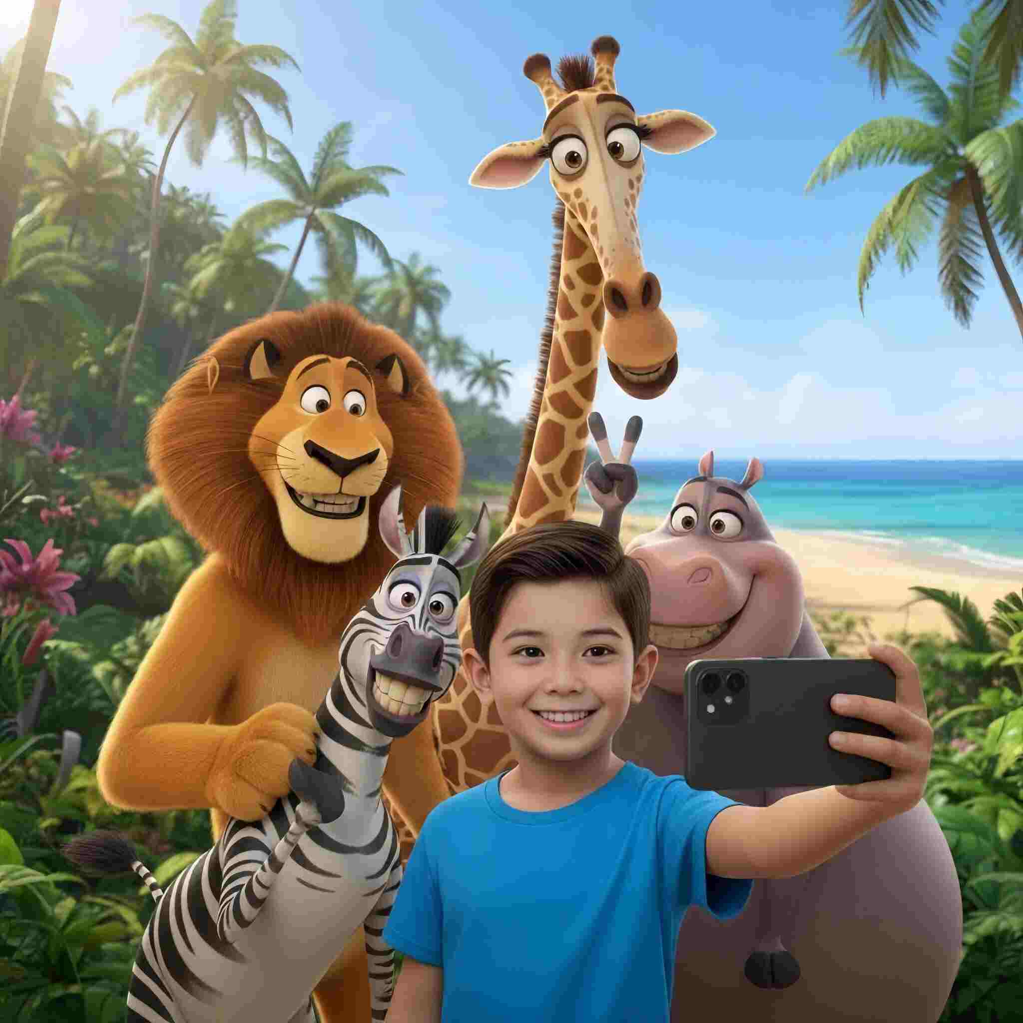 Safari Selfie Fun: A Nano Banana Prompt for Kids