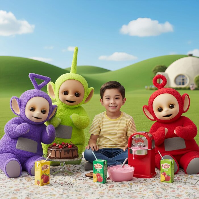 Teletubbies Picnic Party: A Whimsical Day with Tinky Winky, Dipsy, Po & You!”