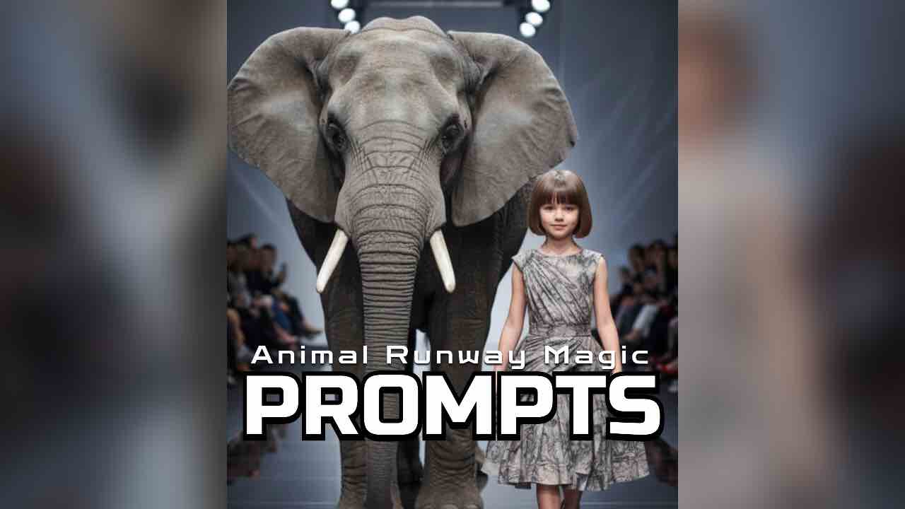 Elephant with kids Nano banana prompts for kids