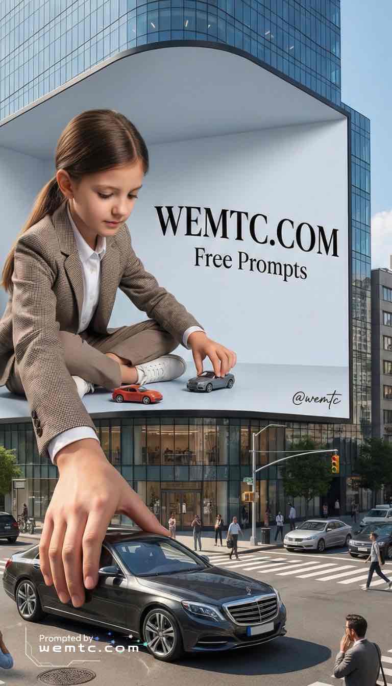 Best Nano Banana 3D Billboard Prompt for Trendy Futuristic Ads